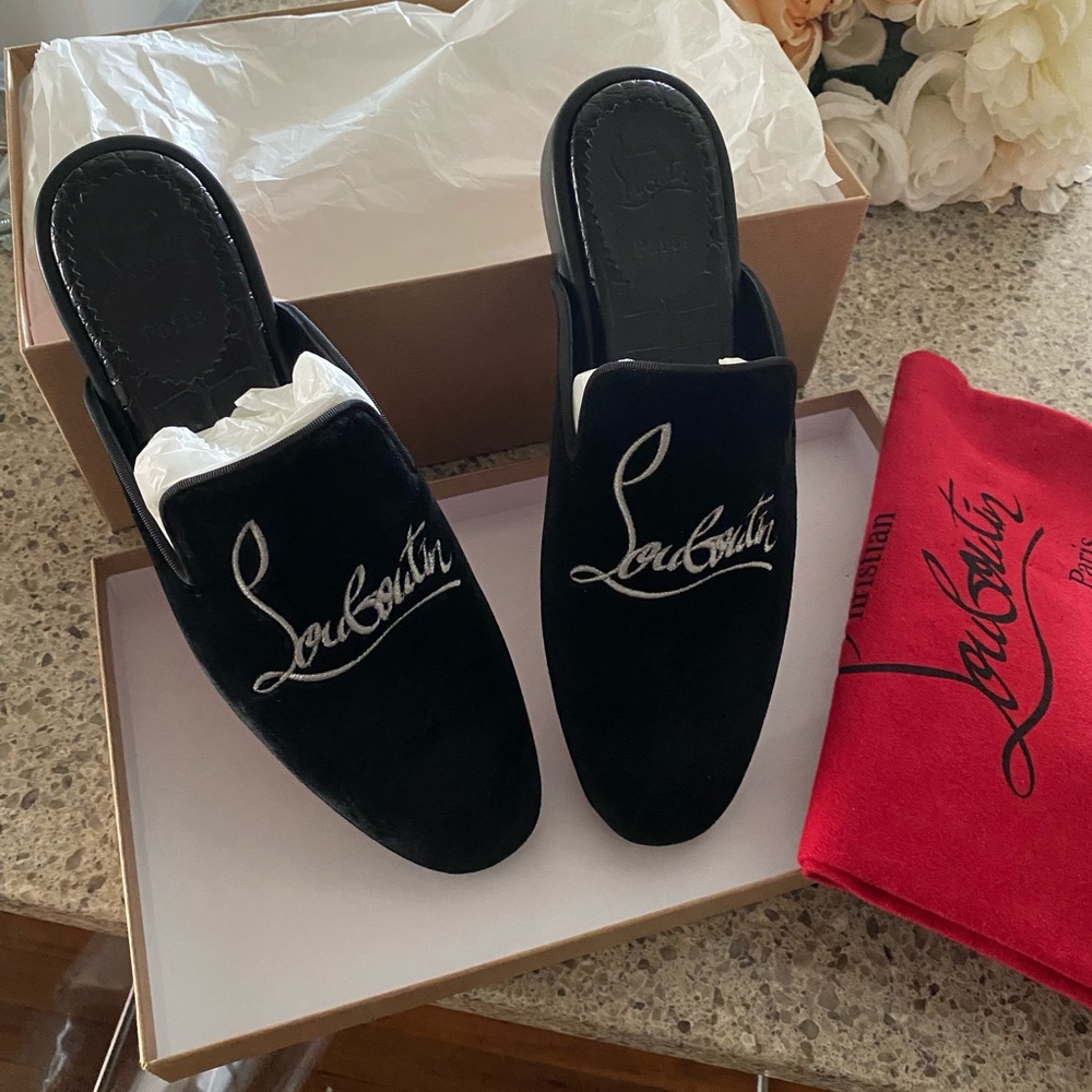 Christian Louboutin Navy Coolito Don-SOLD